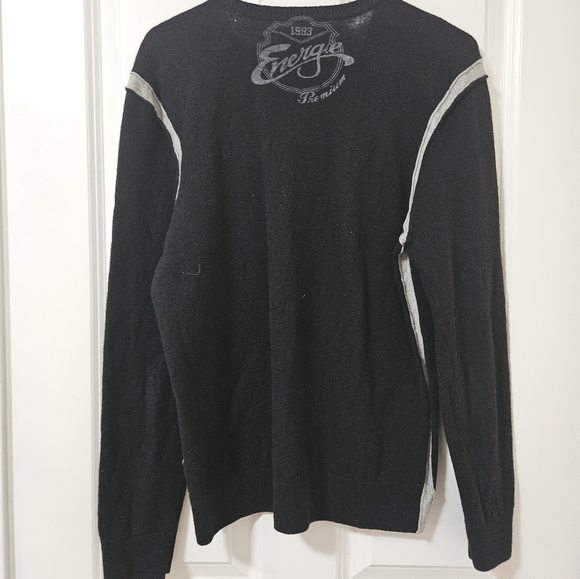 Energie knit sweater black m nice quality - Picture 5 of 5